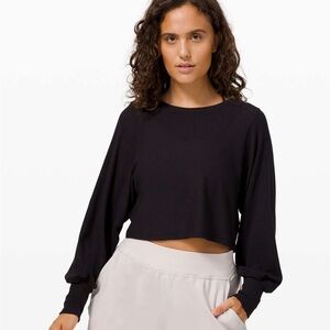 lululemon LA Relaxed Crop Puff Long Sleeve Shirt